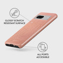Pink Croco - Google Pixel 7a Case 3