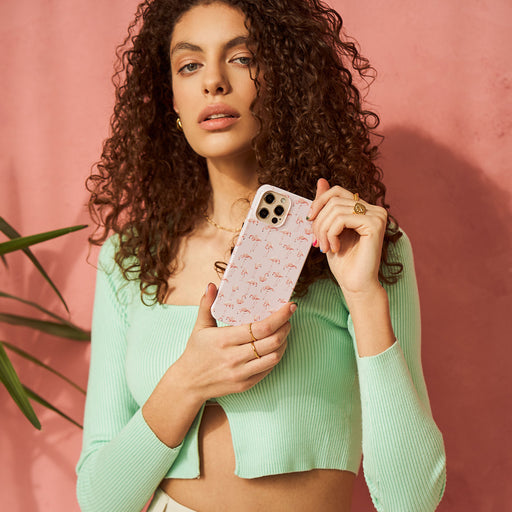 Nostalgic Pink - Flamingos iPhone 14 Case 24