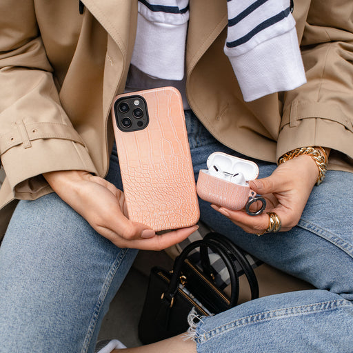 Pink Croco - Huawei P30 Case 13