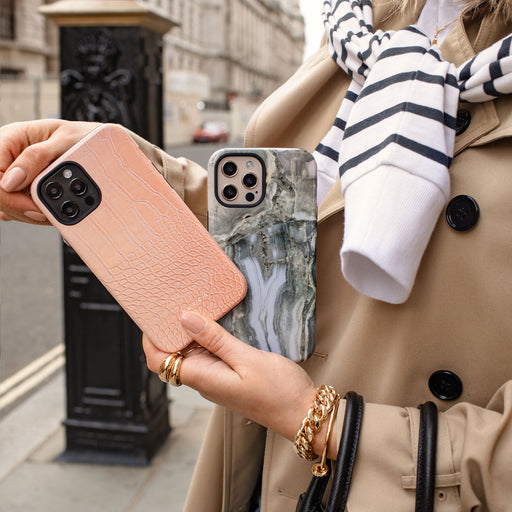 Pink Croco - Huawei P30 Case 14