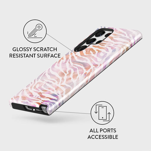 Sultry July - Zebra Samsung Galaxy S22 Ultra Case 7