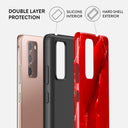 Wild Blaze - Red Samsung Galaxy Note 20 4G / 5G Case 6