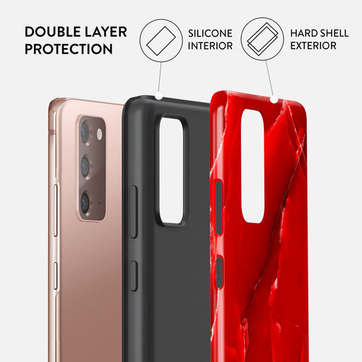 Wild Blaze - Red Samsung Galaxy Note 20 4G / 5G Case 6