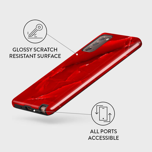 Wild Blaze - Red Samsung Galaxy Note 20 4G / 5G Case 7