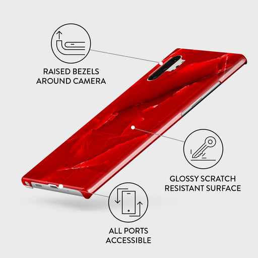 Wild Blaze - Red Samsung Galaxy Note 10 Plus Case 3