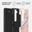 Morning Sunshine - Pastel Marble Samsung Galaxy S21 FE Case 2