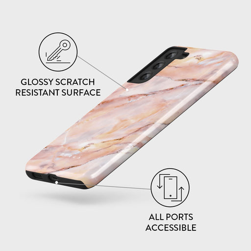 Morning Sunshine - Pastel Marble Samsung Galaxy S21 FE Case 3