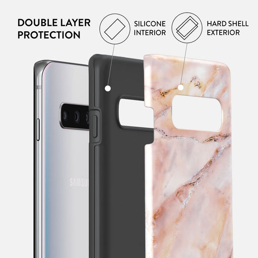 Morning Sunshine - Pastel Marble Samsung Galaxy S10 4G Case 6