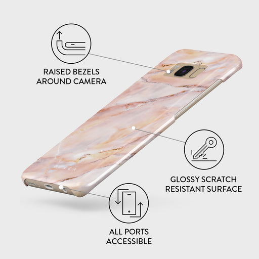 Morning Sunshine - Pastel Marble Samsung Galaxy S8 Case 3