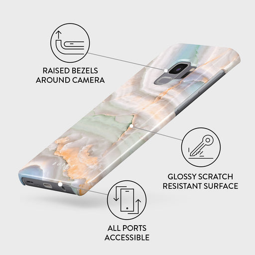 Pastel Hues - Colorful Marble Samsung Galaxy S9 Case 3