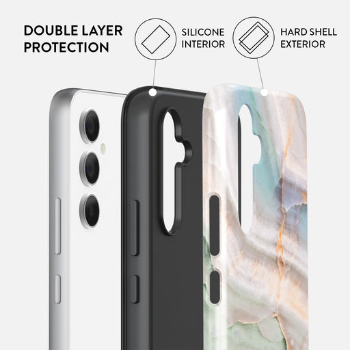 Pastel Hues - Colorful Marble Samsung Galaxy A54 Case 2