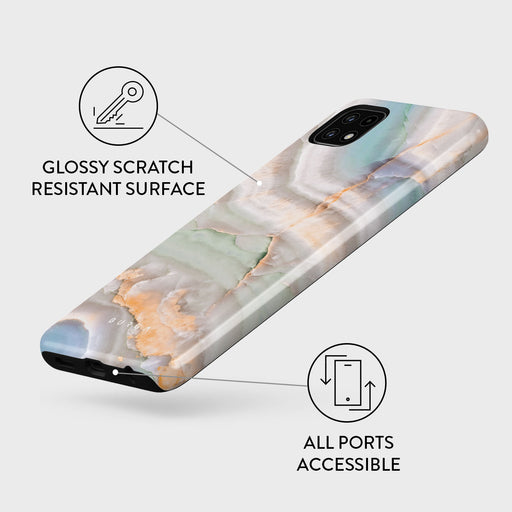Pastel Hues - Colorful Marble Samsung Galaxy A22 5G Case 3