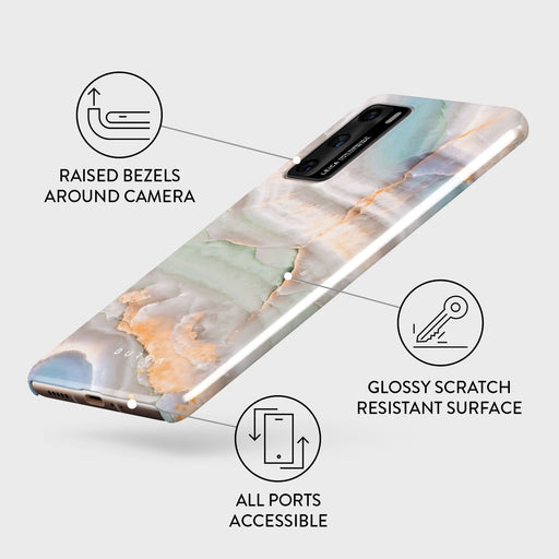 Pastel Hues - Colorful Marble Huawei P40 Case 3