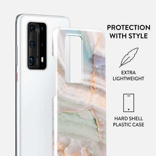 Pastel Hues - Colorful Marble Huawei P40 Pro Plus Case 2