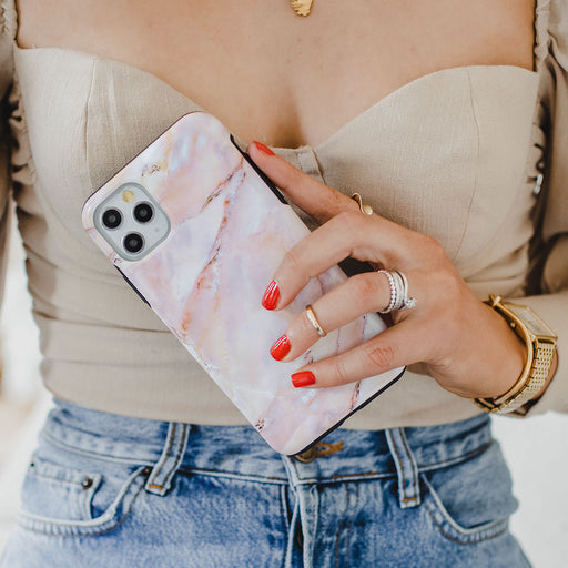 Morning Sunshine - Pastel Marble iPhone XR Case 27