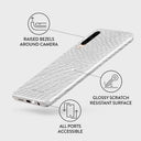 Glacial Desert - White Snakeskin Huawei P30 Case 3