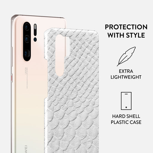 Glacial Desert - White Snakeskin Huawei P30 Pro Case 2