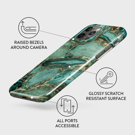 Ubud Jungle - Turquoise iPhone 12 Pro Max Case 3