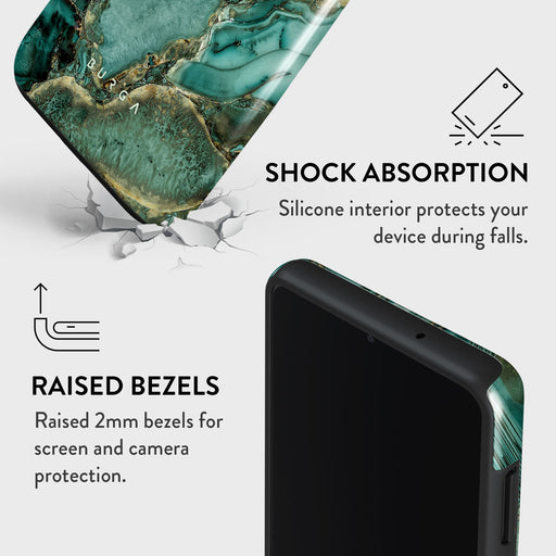 Ubud Jungle - Turquoise Samsung Galaxy S21 FE Case 4