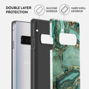 Ubud Jungle - Turquoise Samsung Galaxy S10 4G Case 6
