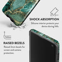 Ubud Jungle - Turquoise Samsung Galaxy S10 4G Case 8