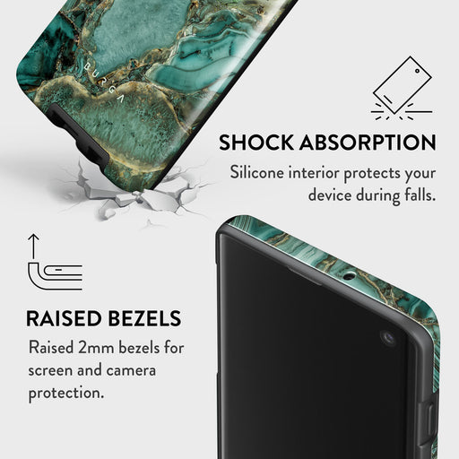 Ubud Jungle - Turquoise Samsung Galaxy S10 4G Case 8