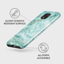Uluwatu Waves - Teal Motorola Moto G Power 2021 Case 3