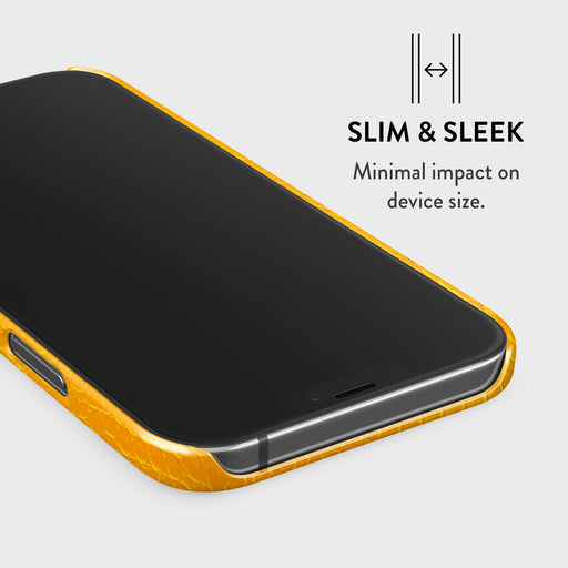 Canary Yellow - Snake Skin iPhone 12 Pro Max Case 4