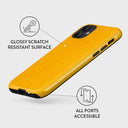 Canary Yellow - Snake Skin iPhone 12 Case 7