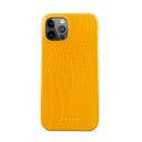 Canary Yellow - Snake Skin iPhone 12 Pro Max Case 1