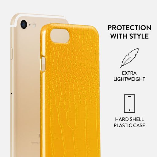 Canary Yellow - Snake Skin iPhone SE (2022) Case 2