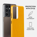 Canary Yellow - Snake Skin Samsung Galaxy S21 Ultra Case 2