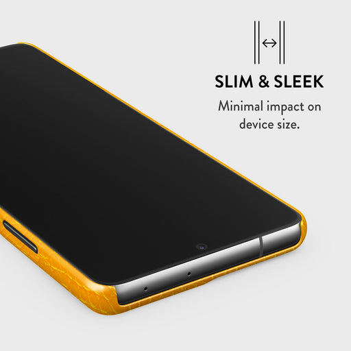 Canary Yellow - Snake Skin Samsung Galaxy S21 Ultra Case 4