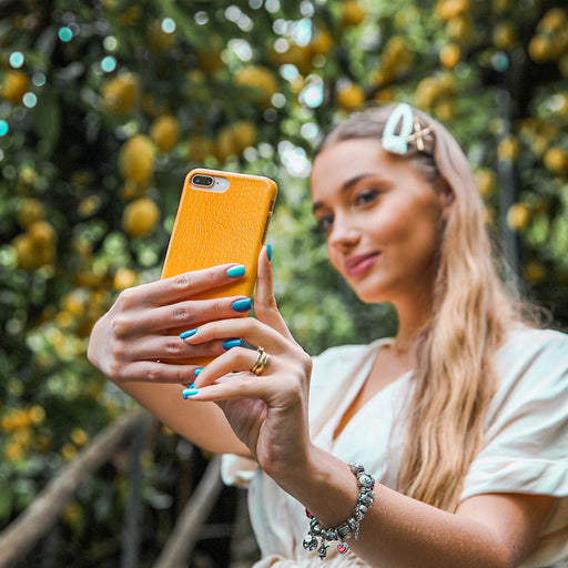 Canary Yellow - Snake Skin iPhone 12 Case 24