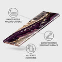 Purple Skies - Marble Samsung Galaxy Note 20 Ultra 4G / 5G Case 3