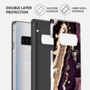 Purple Skies - Marble Samsung Galaxy S10 4G Case 6