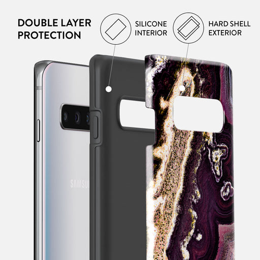 Purple Skies - Marble Samsung Galaxy S10 4G Case 6
