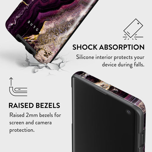 Purple Skies - Marble Samsung Galaxy S10 4G Case 8