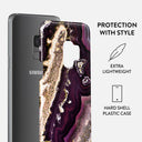Purple Skies - Marble Samsung Galaxy S9 Case 2