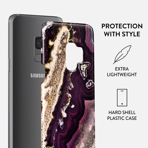 Purple Skies - Marble Samsung Galaxy S9 Case 2