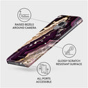 Purple Skies - Marble Samsung Galaxy S9 Case 3