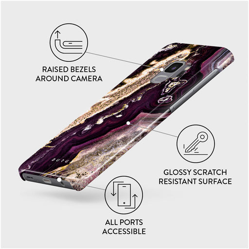 Purple Skies - Marble Samsung Galaxy S9 Case 3