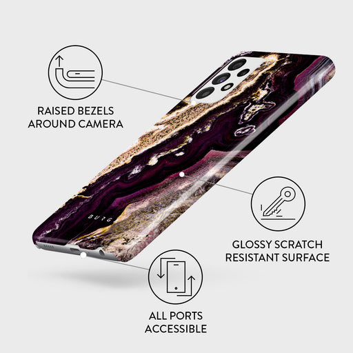 Purple Skies - Marble Samsung Galaxy A52 / A52S 4G / 5G Case 3