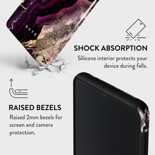 Purple Skies - Marble Samsung Galaxy A12 4G Case 8