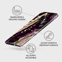 Purple Skies - Marble Huawei Mate 20 Case 3