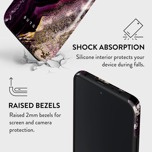 Purple Skies - Marble Xiaomi Redmi Note 10 Pro Case 4
