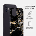 Make A Wish - Gold Marble iPhone 12 Mini Case 2