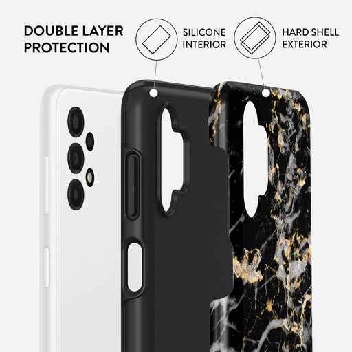 Make A Wish - Gold Marble Samsung Galaxy A13 4G Case 2