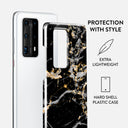 Make A Wish - Gold Marble Huawei P40 Pro Plus Case 2