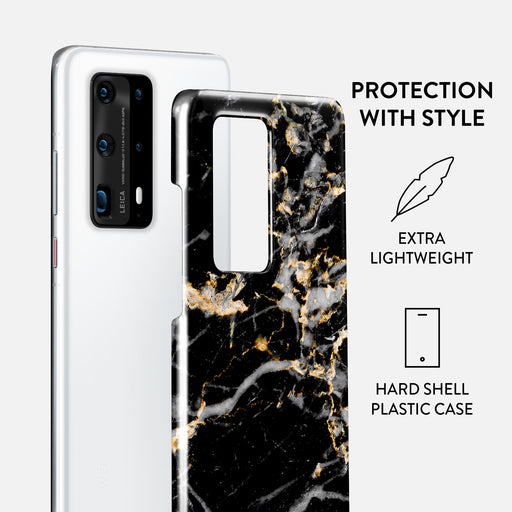 Make A Wish - Gold Marble Huawei P40 Pro Plus Case 2
